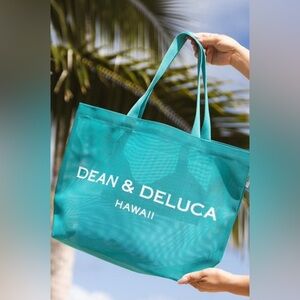 DEAN AND DELUCA MESH TOTE BAG